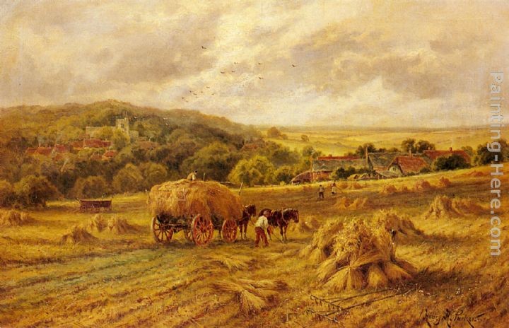 Henry Hillier Parker Harvest Time, Lambourne, Berks